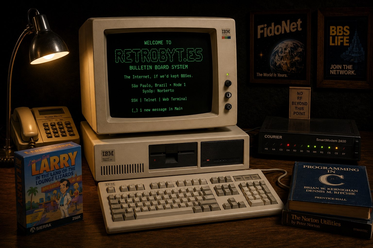RetroByt.es BBS workstation